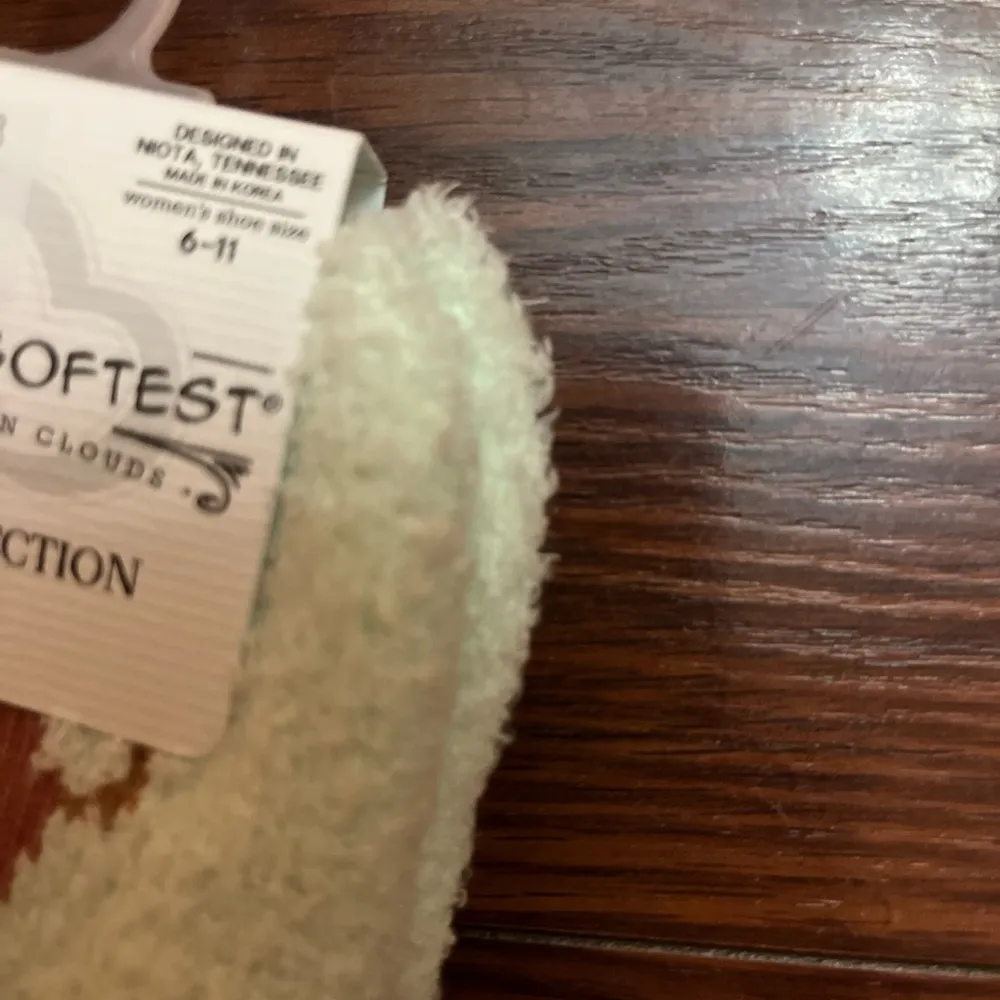 Womens cozy soft pancake design socks Brown - Image 2