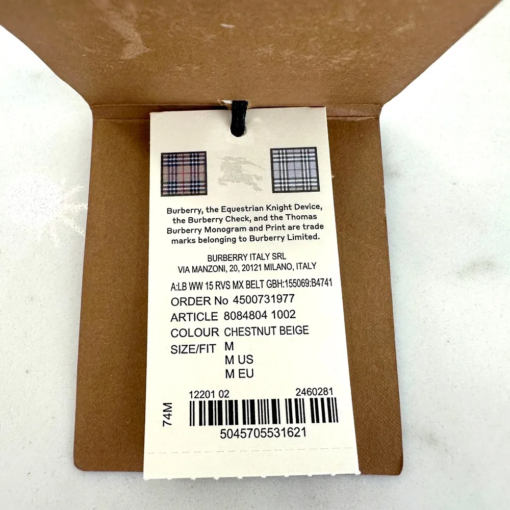 Burberry  Check Belt - Image 6