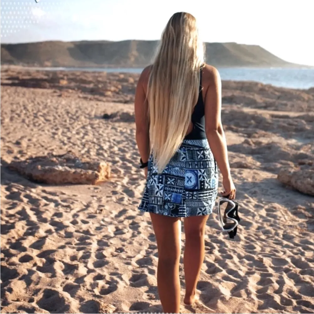 Rip Skirt Hawaii Pacific Tapa Print Quick - Image 2