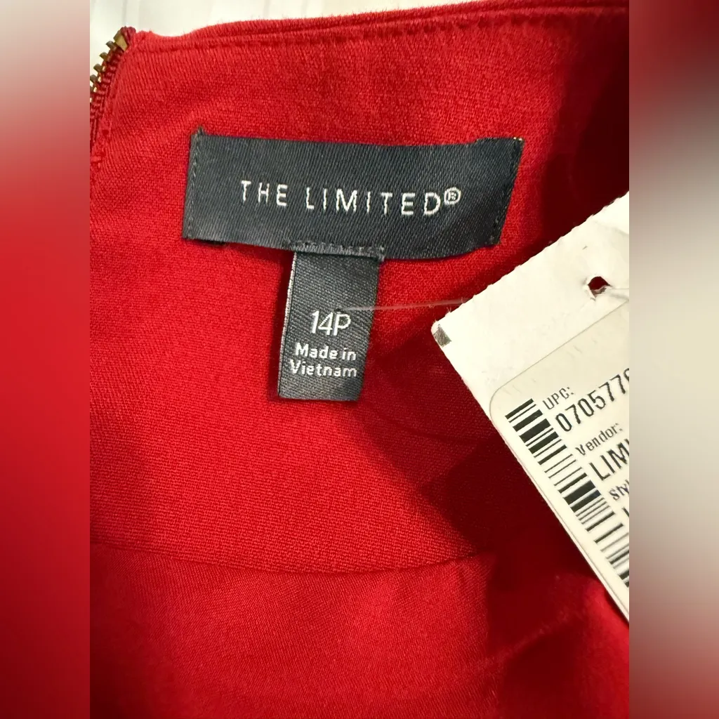 The Limited Elegant Wine Dress - Image 3