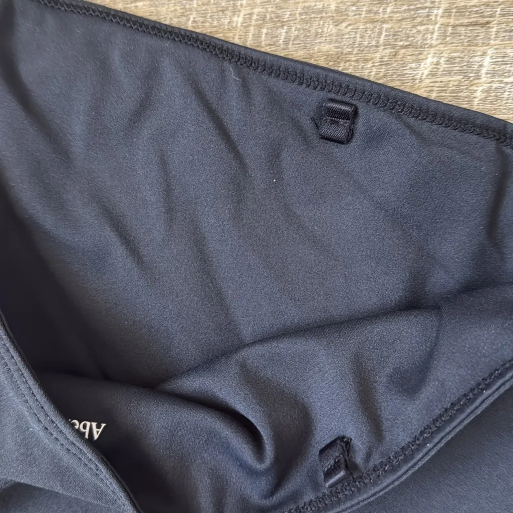 Abercrombie Fitch Black One Shoulder Traveler Mini Dress w/ Skort Size S - Image 6