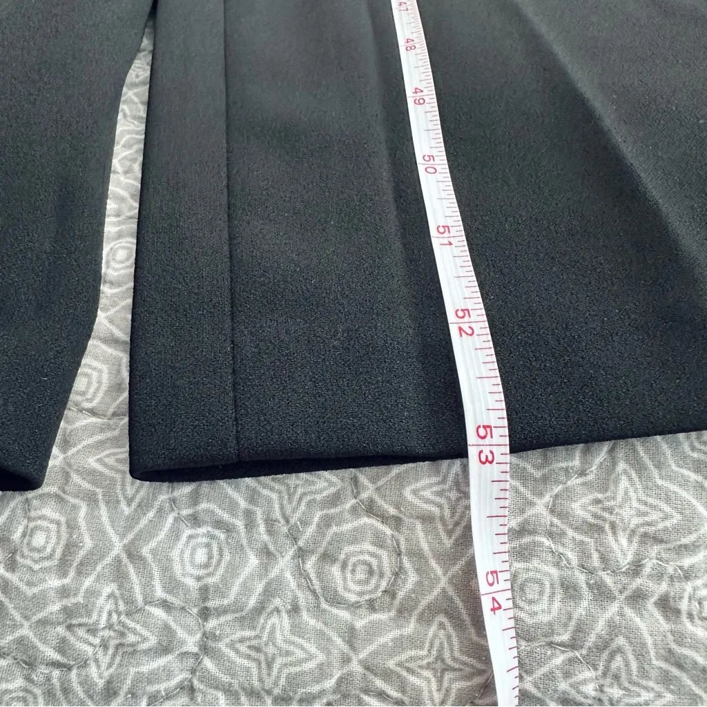 Calvin Klein Sleeveless Tie Belt Black Jumpsuit Cropped Wide Leg Size 12 - Image 9