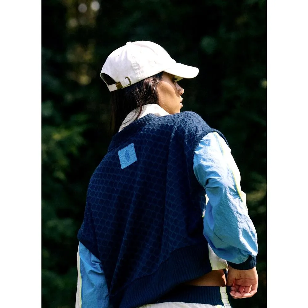 Free People Full Count Convertible Sweatshirt Blue Combo M - Image 3