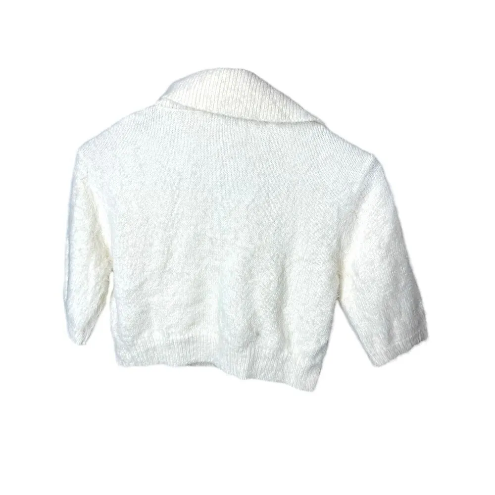 William Rast White‎ Collared Crop Top Size M NWT - Image 7