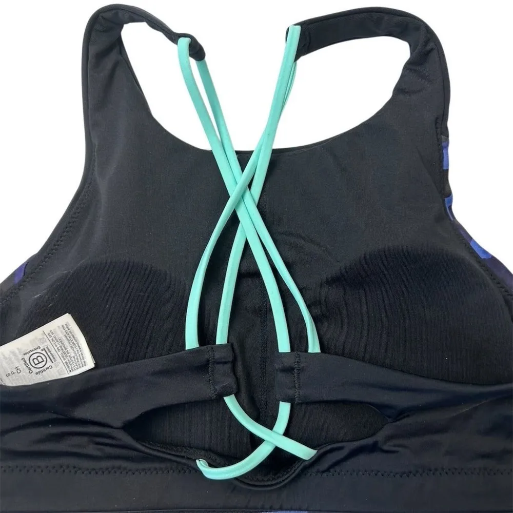 Athleta Women's Camo High Neck Bikini Top Size S Multicolor Athletic NWT - Image 7