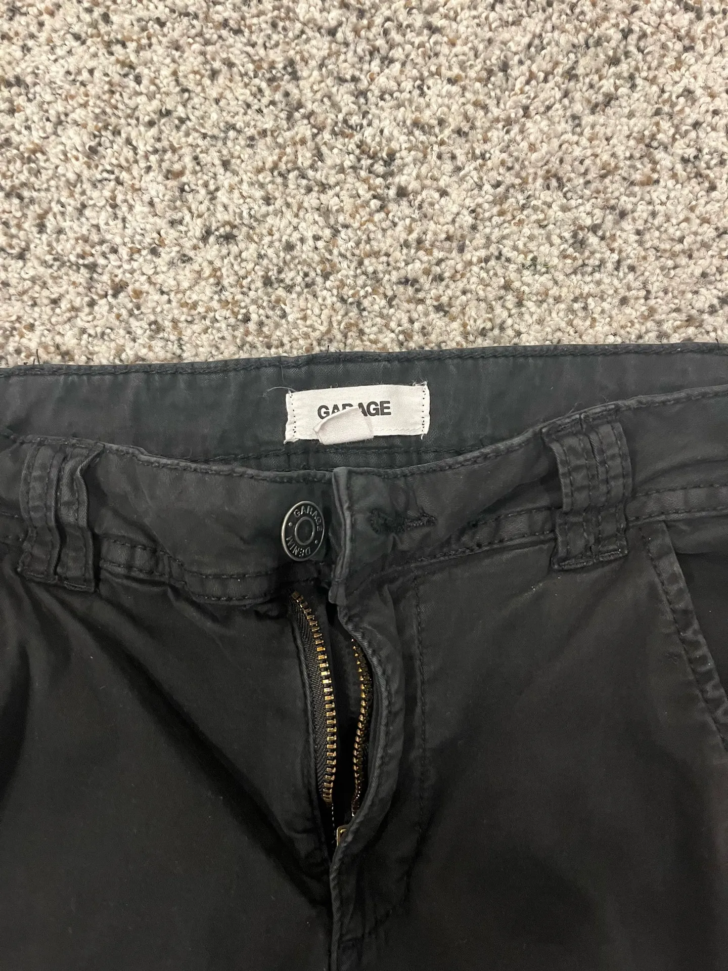 Garage Cargo Pants Black - Image 4