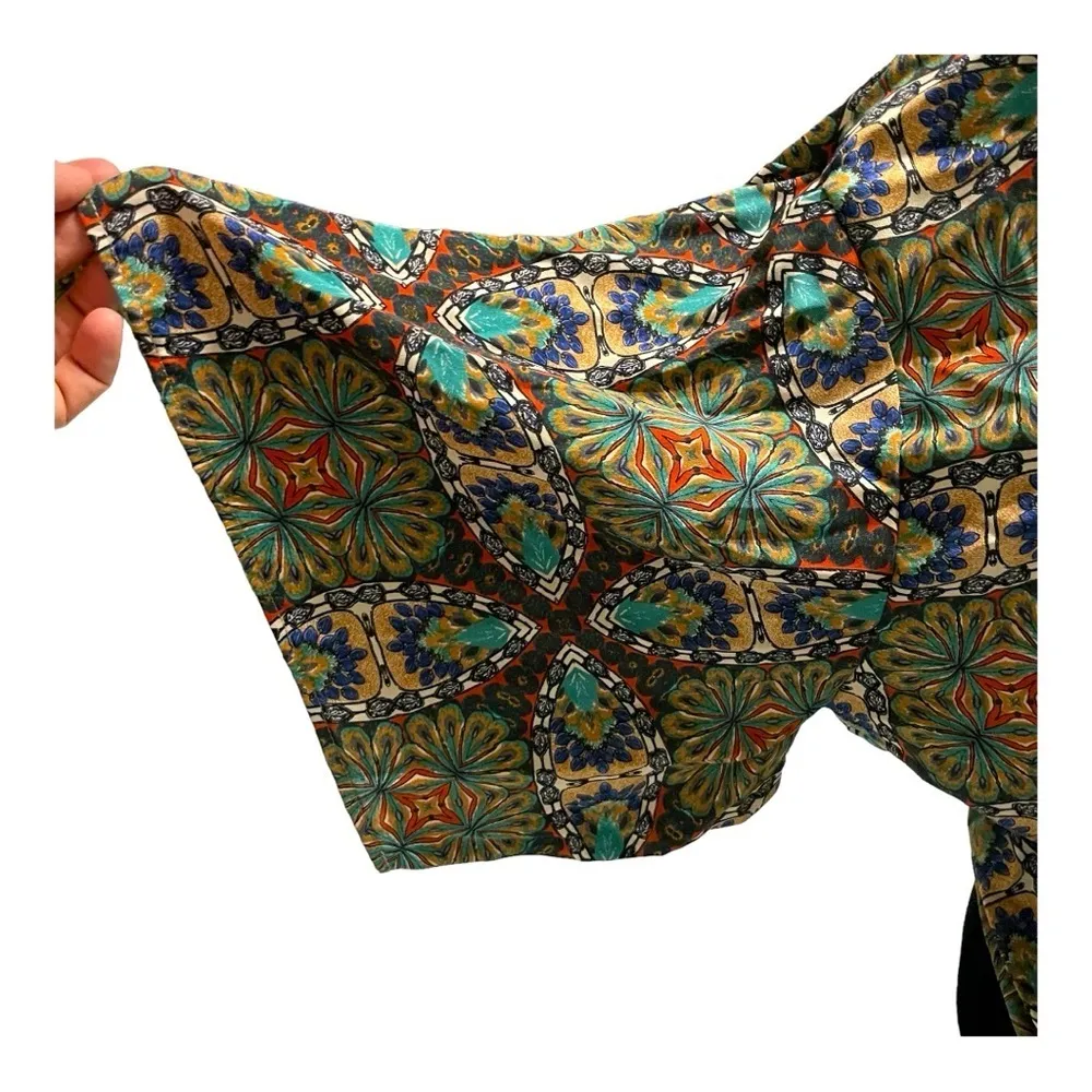 Black Head Shelby crop tie Kimono size M - Image 7