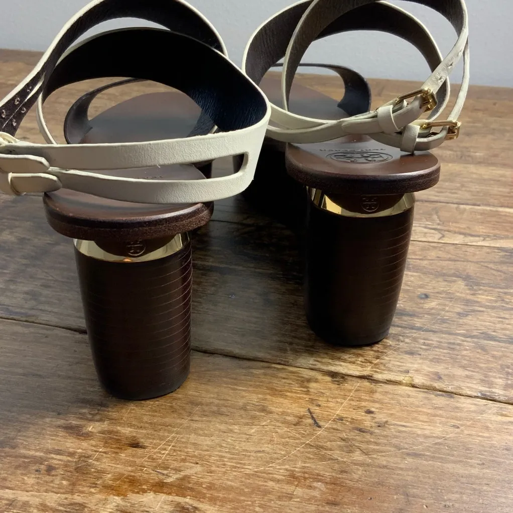 Tory Burch  Leather Wrap Sandals‎ size 8 - Image 5