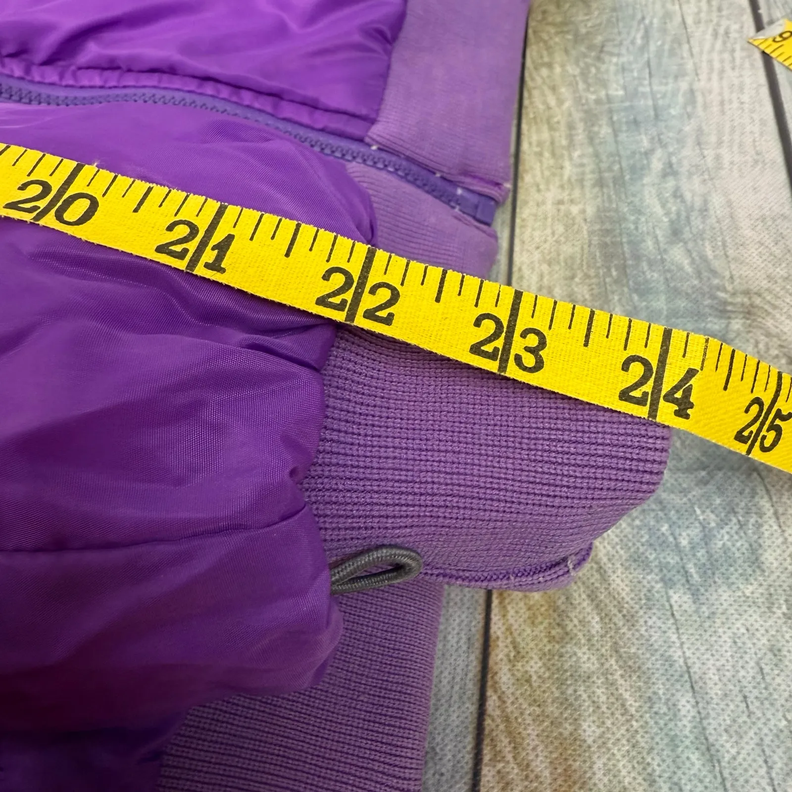 Columbia Reversible Down Puffer Jacket Vintage Hot Pink Purple Large Ski Coat - Image 9