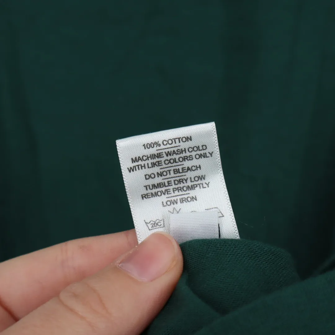 American Giant Women's Crew Neck Short Sleeve Tee Size S Made in USA Green - Image 4