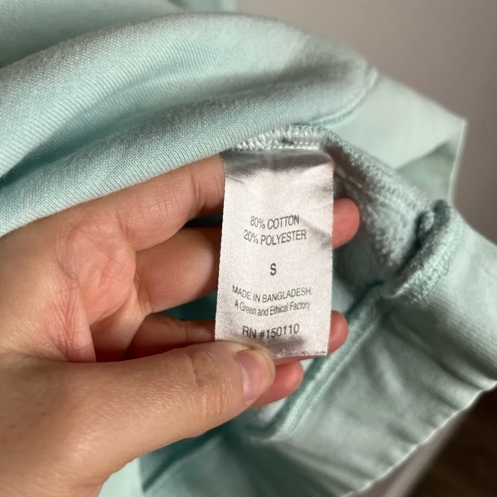 Peloton teal crew neck sweatshirt - Image 2