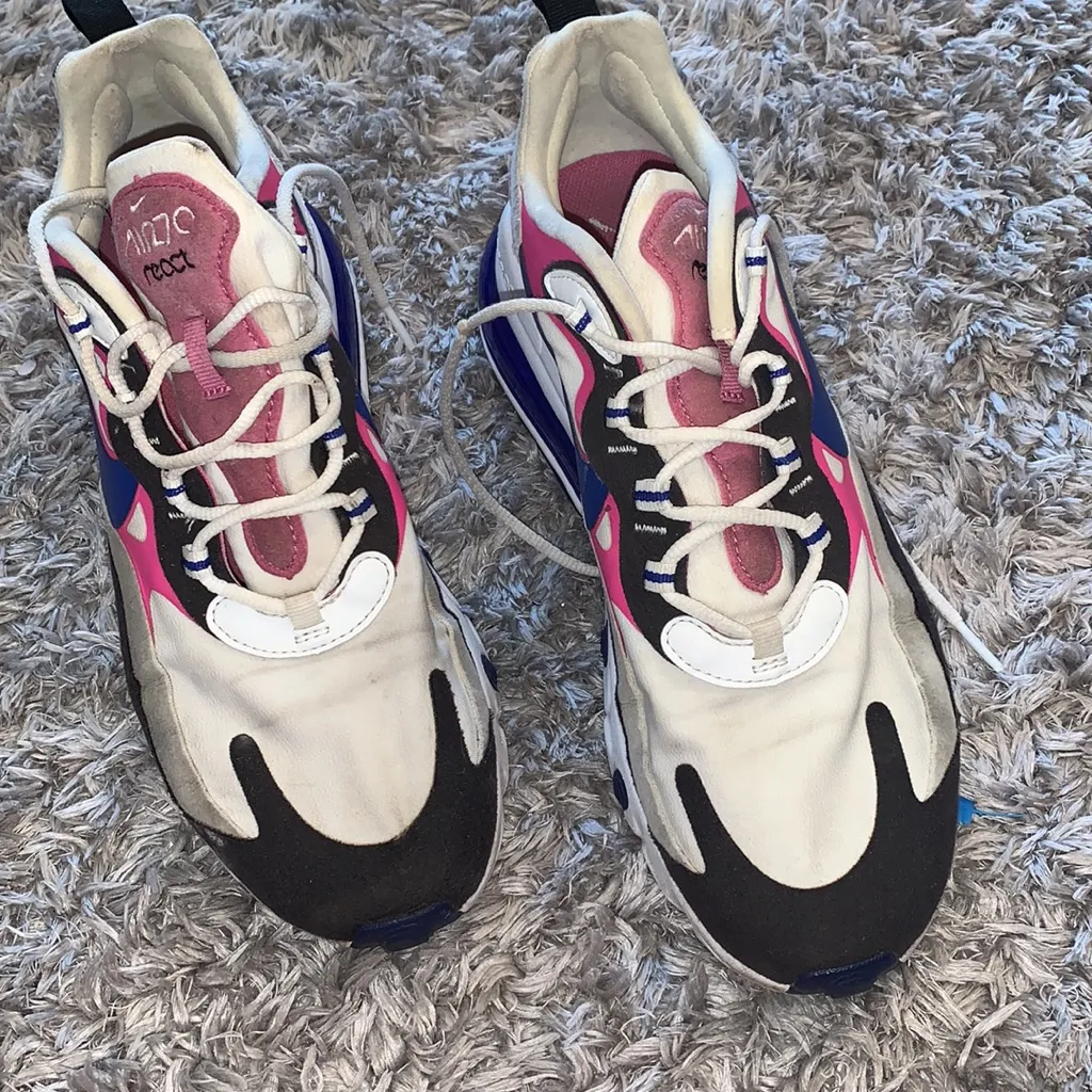 Nike Women's Sneakers - Pink, Blue, Black, White - Image 2