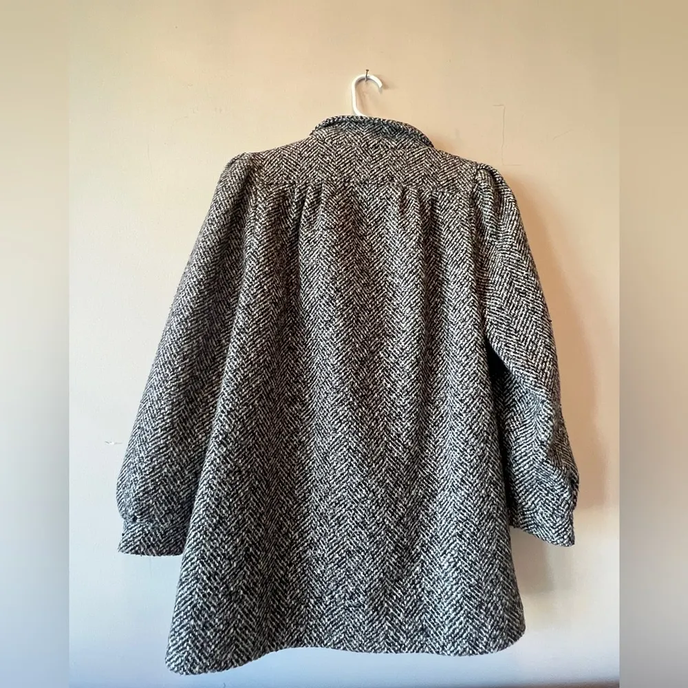 Vintage Northern Belle Union Made Herringbone Jacket Black Size L - Image 9