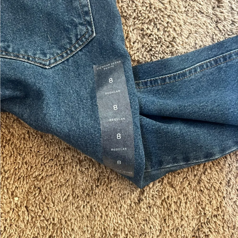 NWOT 90s Vintage High Rise Liz Claiborne Mom Jeans petite regular sz 8 - Image 12