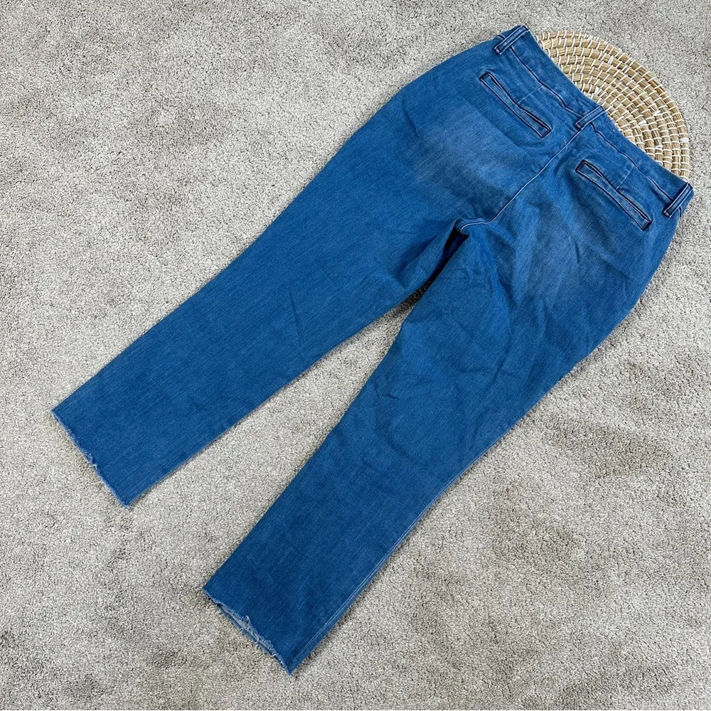 Frank & Eileen Wicklow Italian Denim Crop Chinos Pants in Blue Denim Wash 6 - Image 7