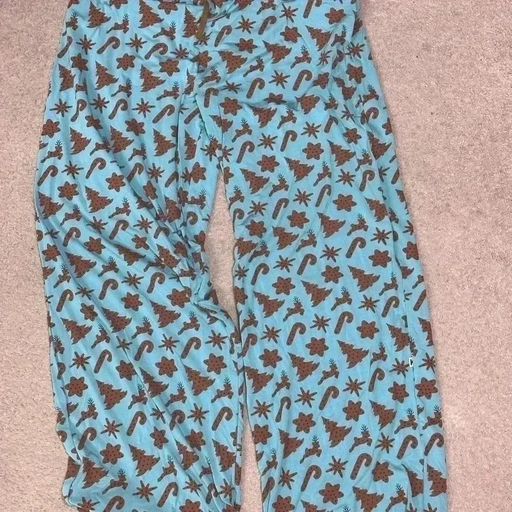 KICKEE‎ PANTS PAJAMAS Blue Size L - Image 3