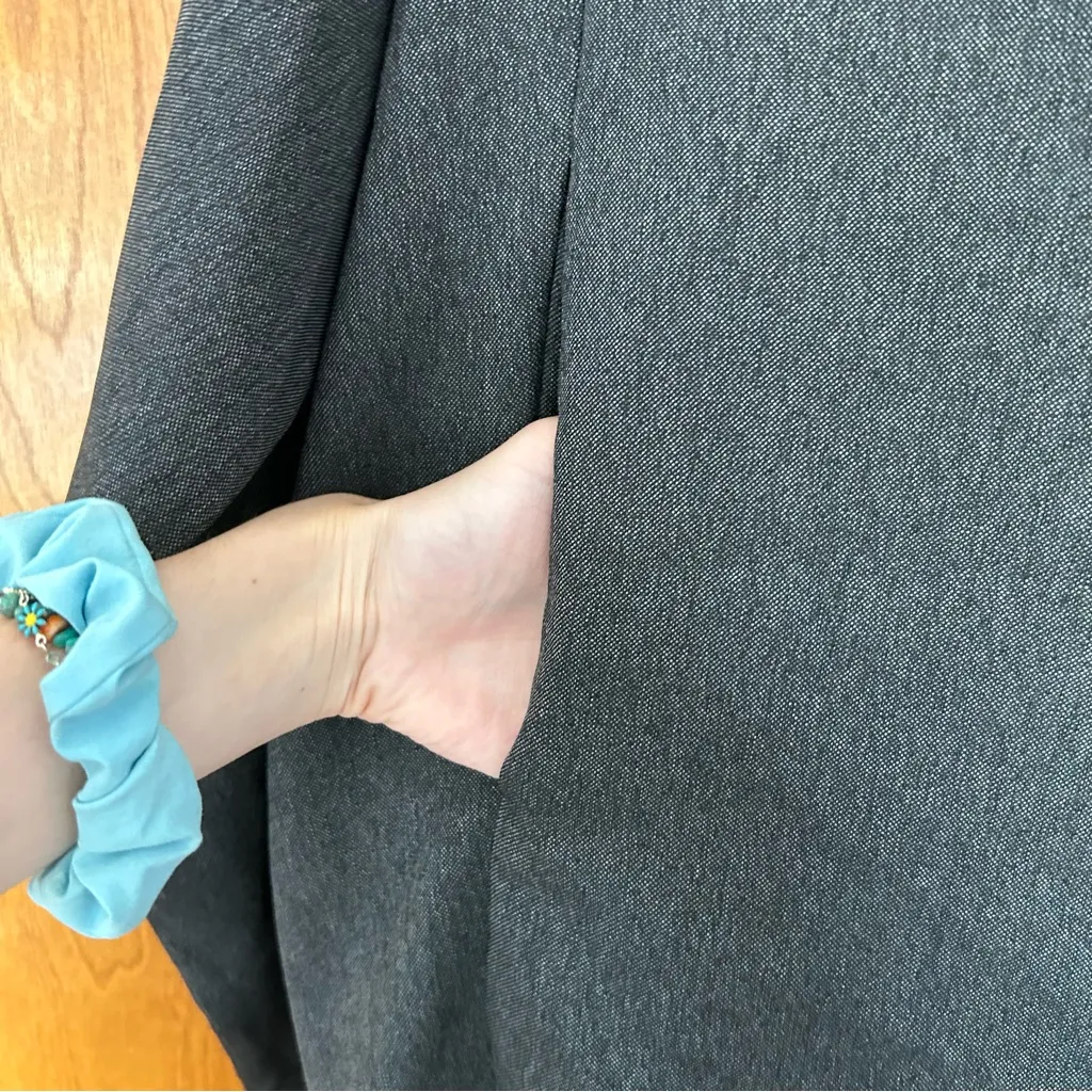 Meem Label Grey Pullover Hoodie Dress One Size Gray Size undefined - Image 7