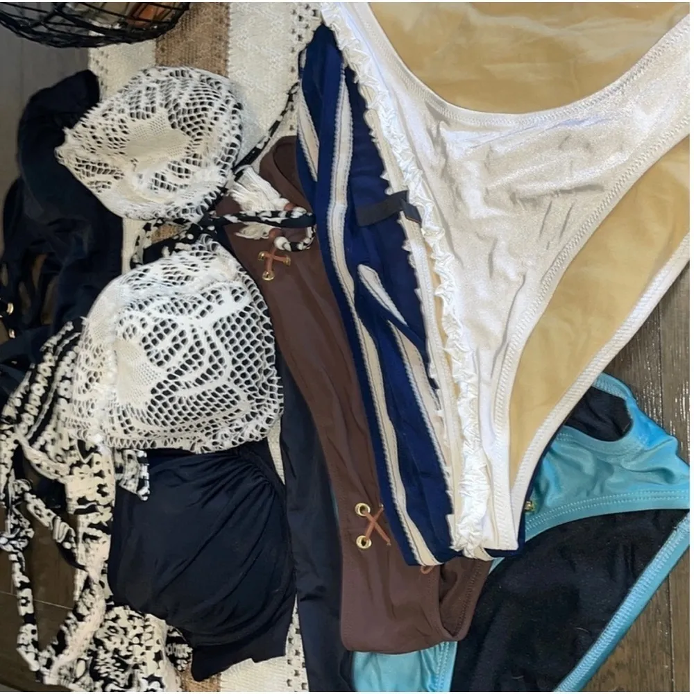 Lucky Brand floral halter bikini top only - Image 5