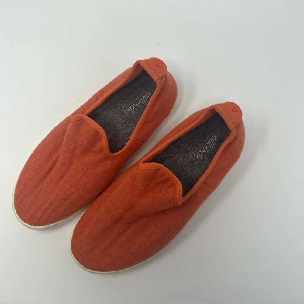 ALLBIRDS Wool‎ Slip Ons Orange Sz 5 - Image 2