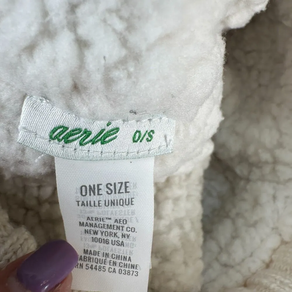 Aerie Knit Stripe Pom Pom Beanie One Size - Image 4