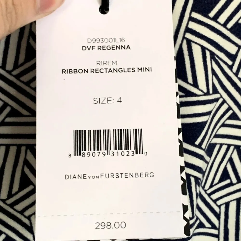 NWT Diane von Furstenberg DVF Regenna Geometric Dress - Image 14