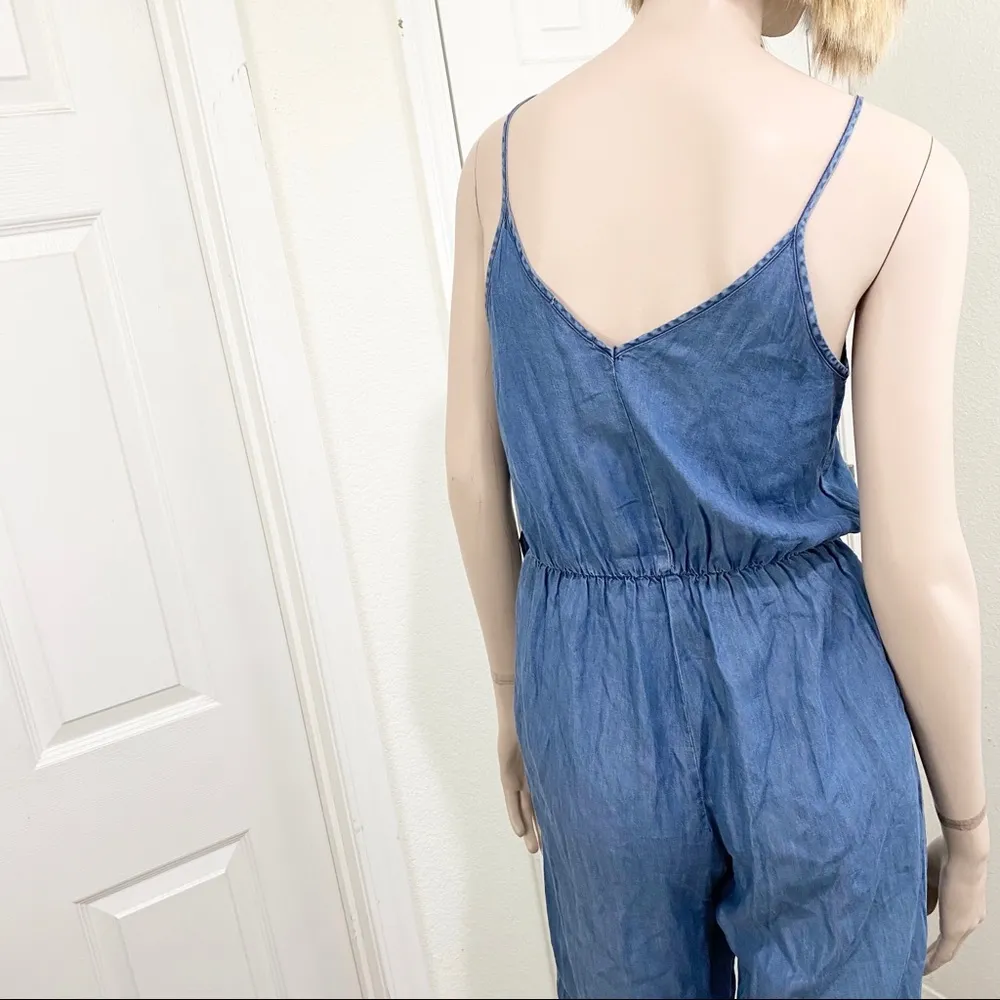 Sienna Sky Soft Denim Romper Jumpsuit - Image 5