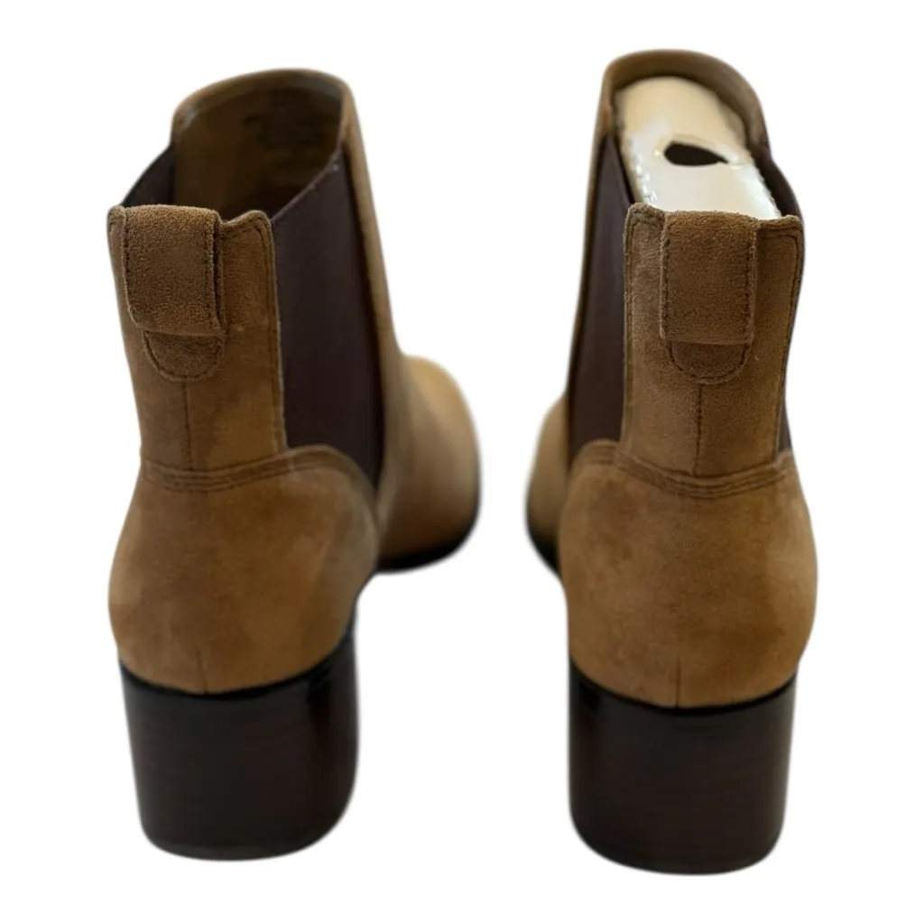 J. CREW Sueded Chelsea Boot Rich Coffee Size 9 NEW - Image 5