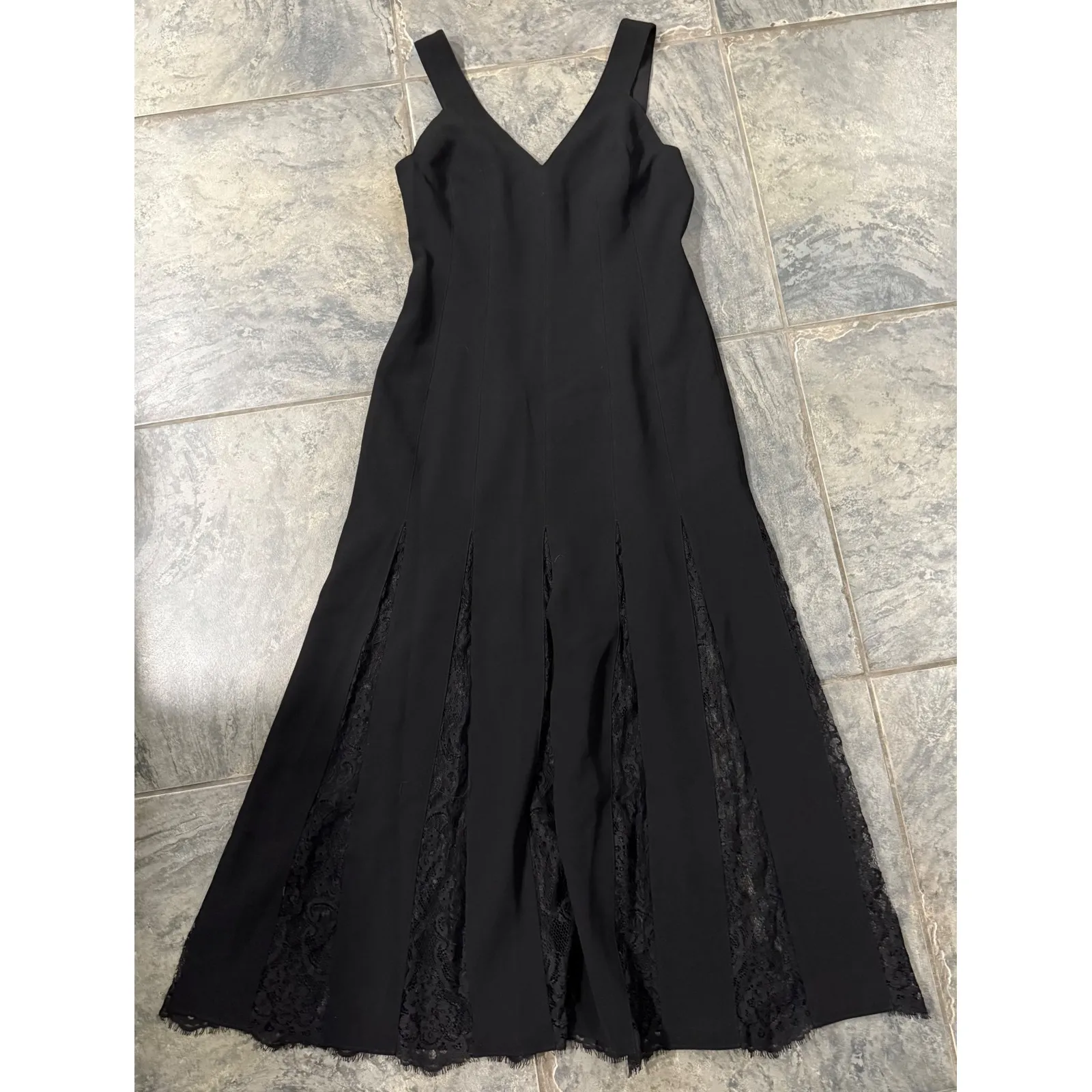 New!‎ A.L.C. Emmie Black Midi Dress Lace sz 8 $795 - Image 6