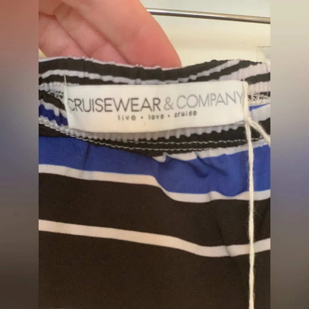 Cruisewear & Company Striped Halter Maxi Dress. Size - Image 4