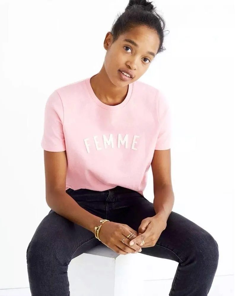 Madewell Pink Femme Tee - Image 4
