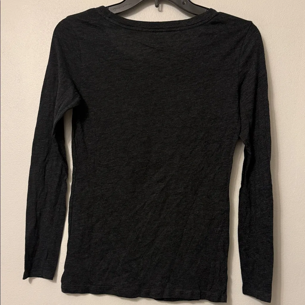 American Eagle Outfitters Black Long Sleeve with Pink Eagle Graphic - Image 3