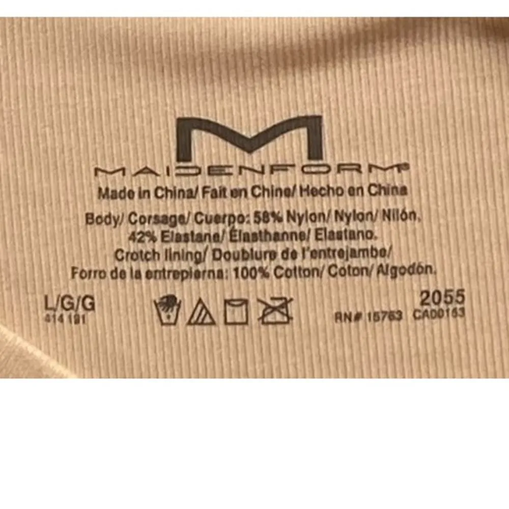 NWOT - MAIDENFORM Beige Shapewear Power Thigh Slimmer 2055 ~ Women's LARGE - Image 7