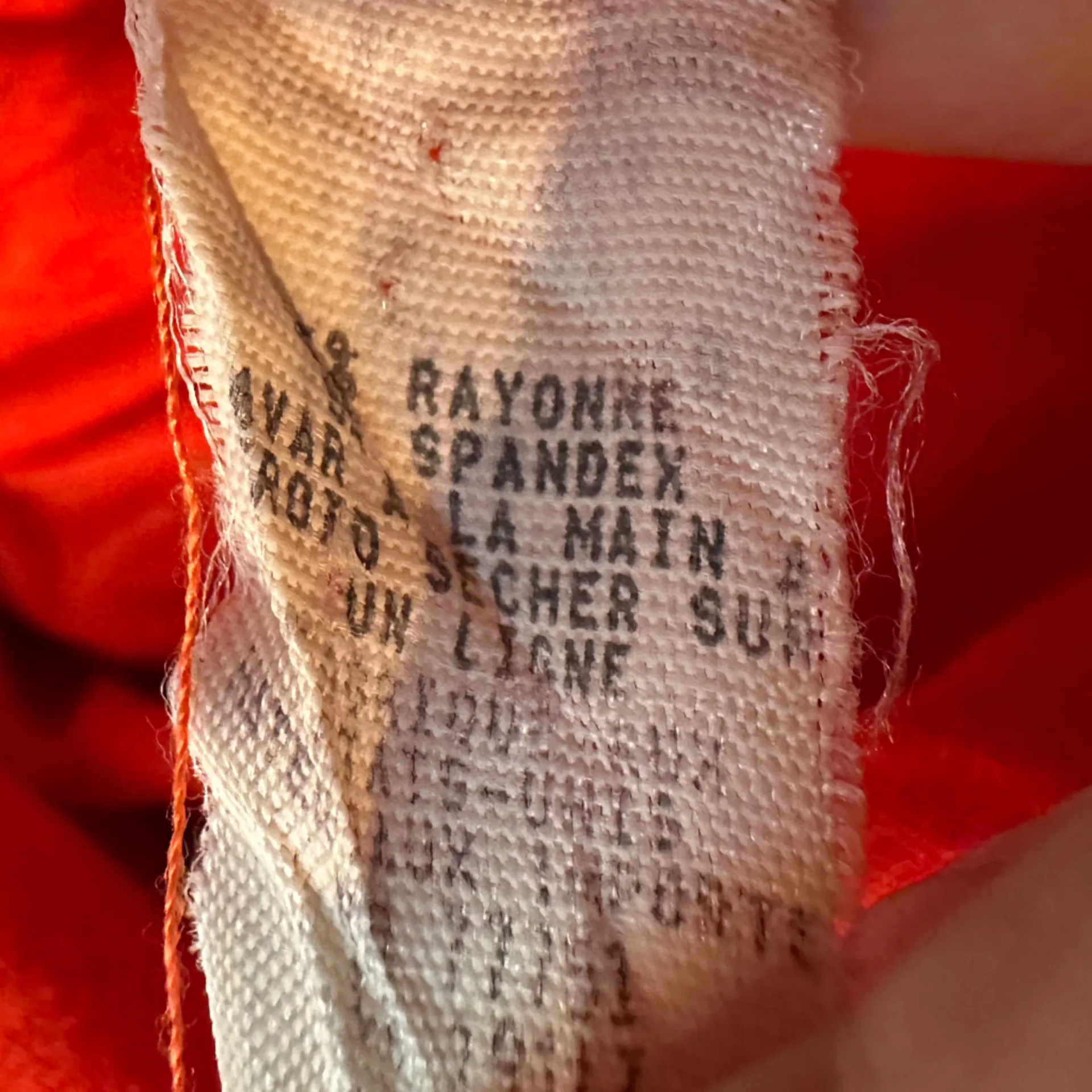 Vintage Betsey Johnson 90’s Y2K Jersey Knit Orange Button-Up Dress Size 4 Small - Image 9