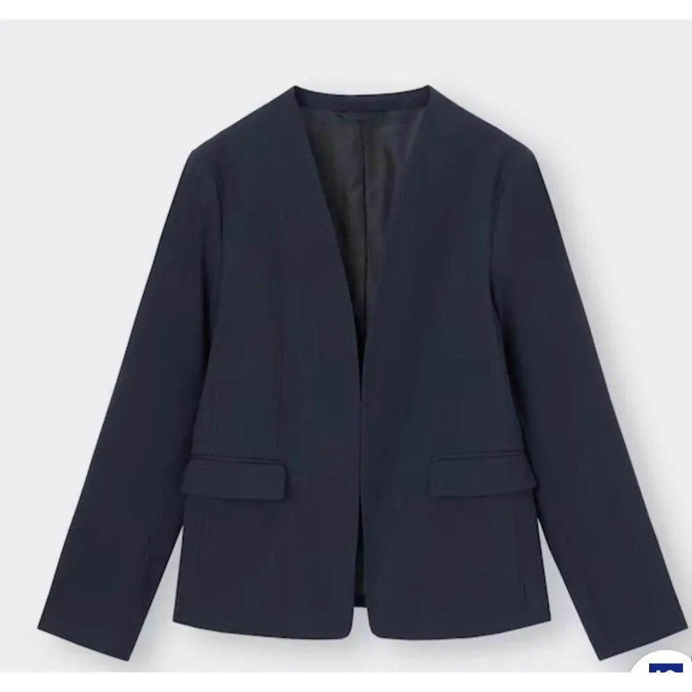 GU Collarless Jacket Size XL Navy New with tags - Image 8