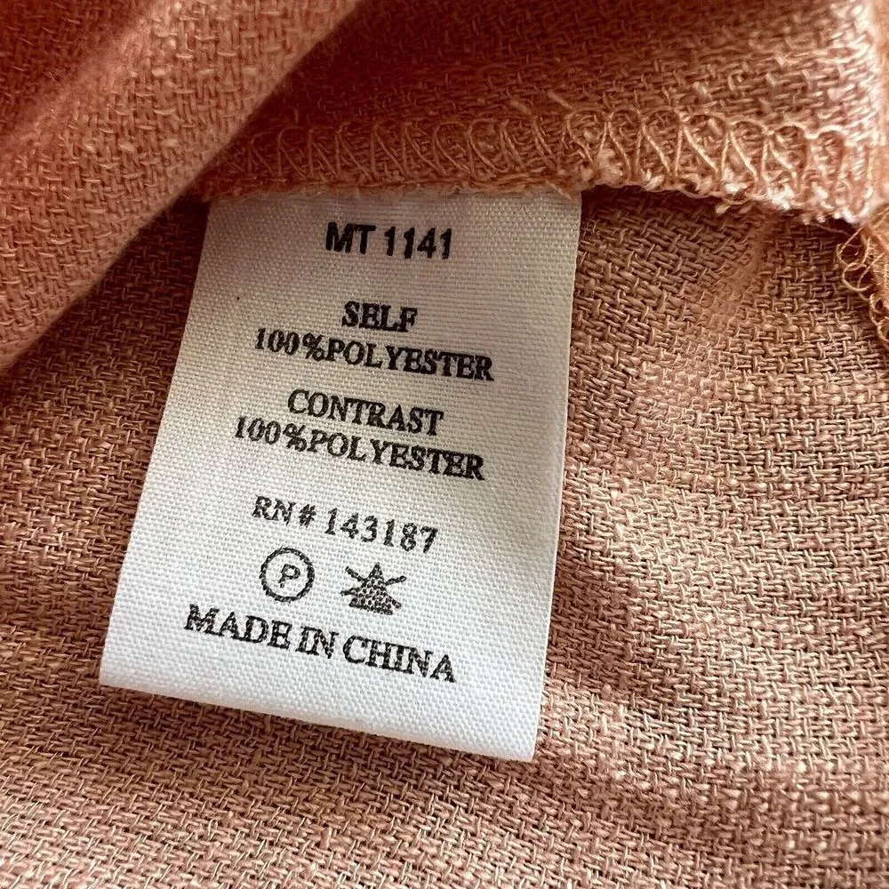 Dance & Marvel Womens Small Sleeveless Top with Contrast Hem - Image 5