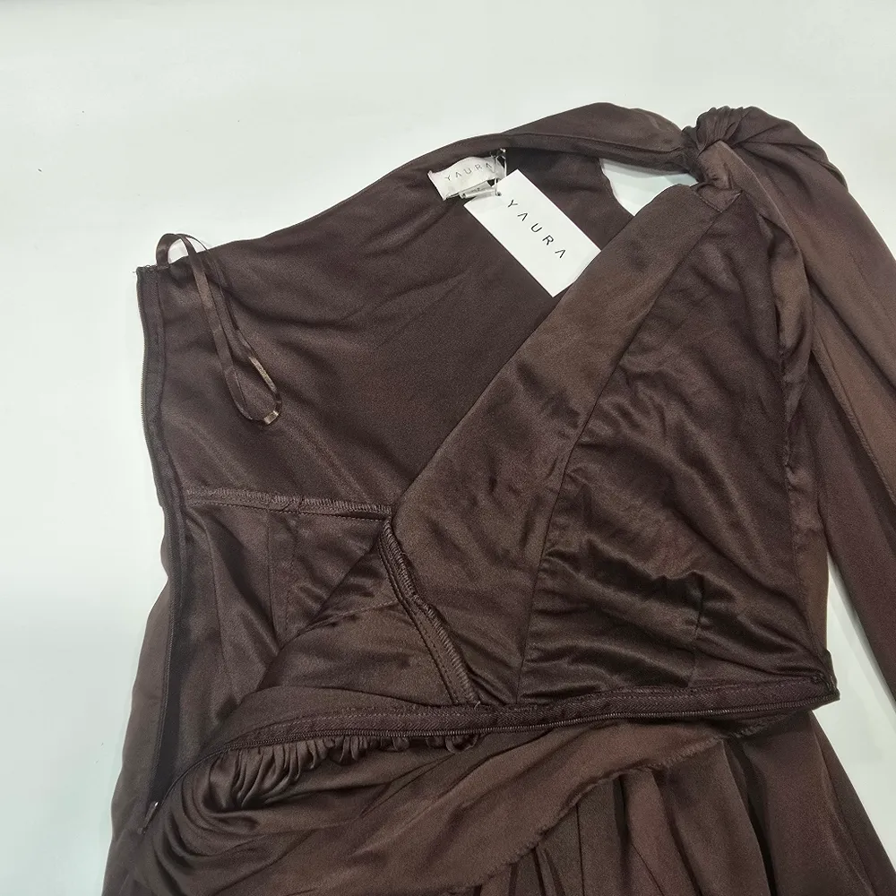 YAURA Eden Dress in Brown Size XS - Image 9