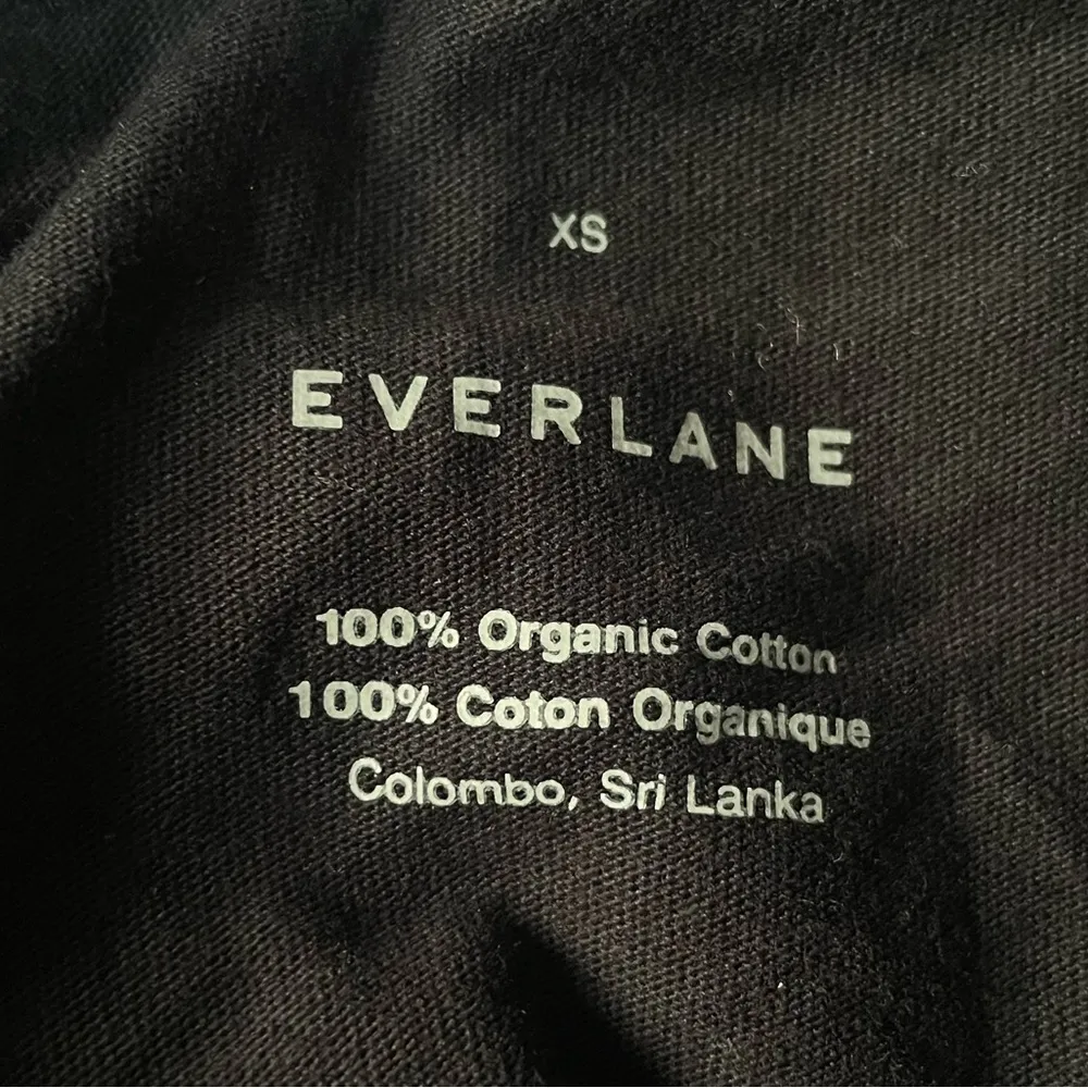 Everlane The Organic Cotton Box-Cut Tee Shirt Black Size XSmall - Image 5