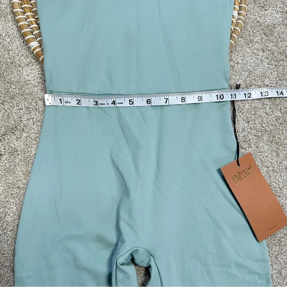 NWT Girlfriend Collective Onesie Scoop Unitard Jumpsuit in Pond Blue Size XS - Image 11