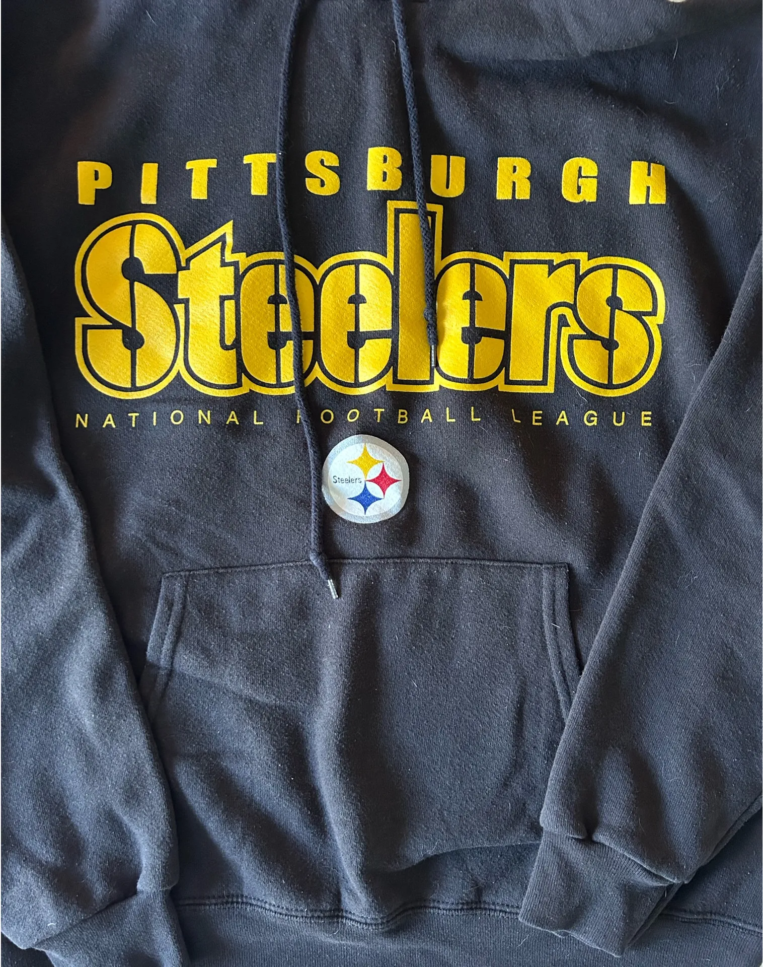Oversized Vintage NFL Steelers Hoodie - Image 2