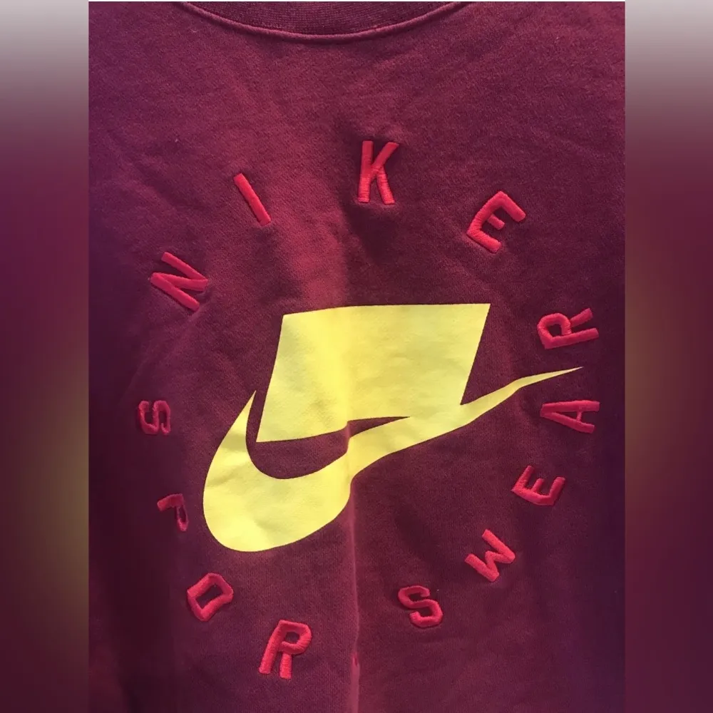 NIKE SPORTSWEAR NSW French Terry Oversize Crop Crew AR3052-677 Womens Size M - Image 3