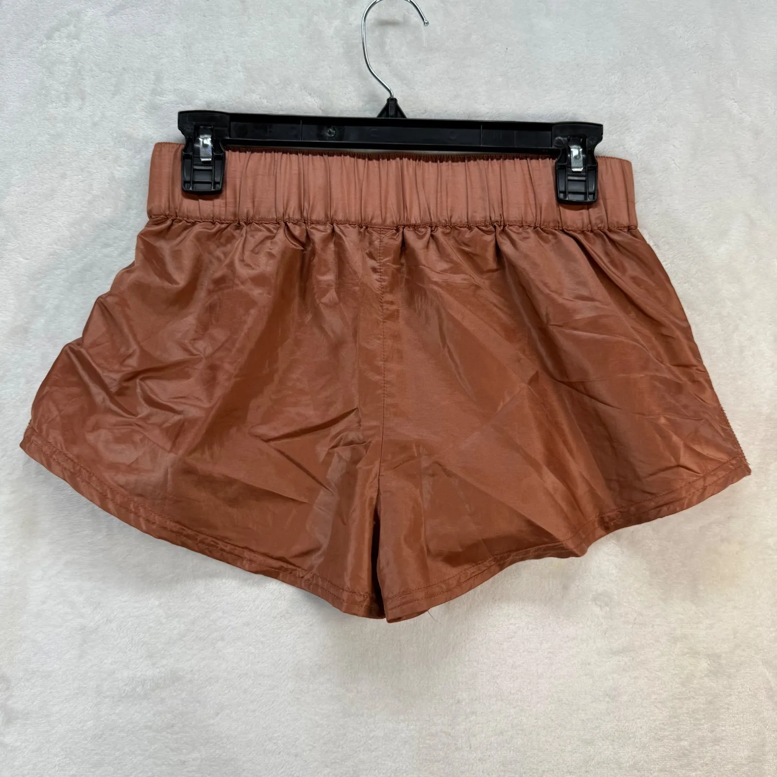 FP Movement Zippers Running Shorts High Waist Athletic Copper Size S Brown - Image 8