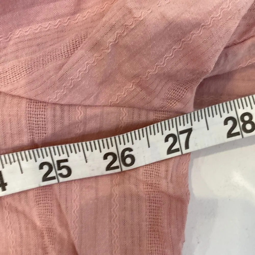 Mi Ami x Francesca’s Pink Blush Button Balloon Sleeve Blouse NWT Sz 3X - Image 9