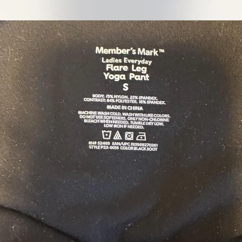 Flare Black Leggings - Image 4