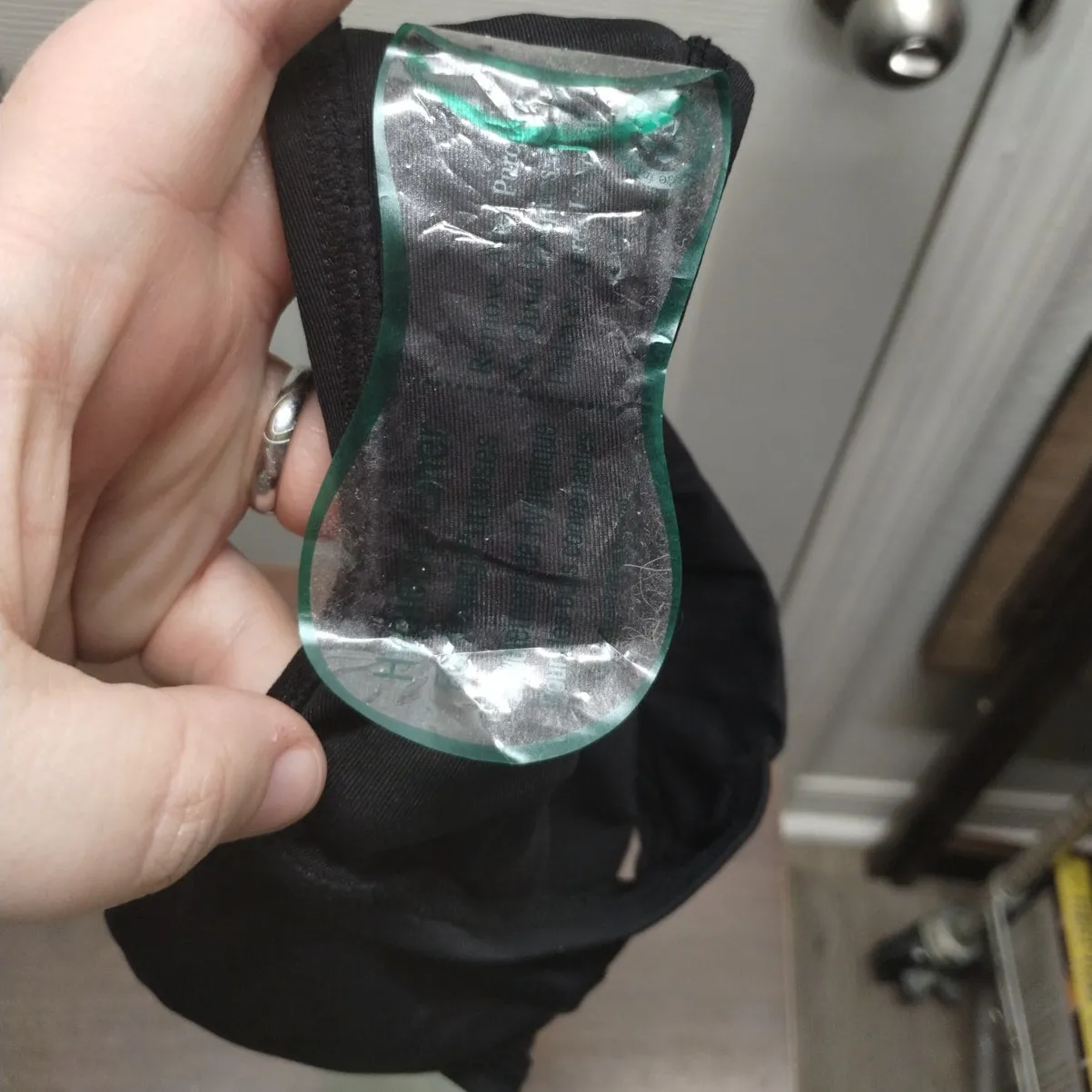 Vince Camuto Swim NWT XS Black Sea Scallop Shirred Smooth Cheeky Bikini Bottom - Image 4