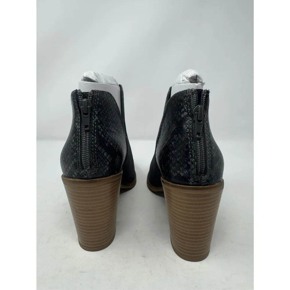 Dolce Vita DV8 Shai Mixed Material Heeled Gray Bootie Boots Women’s 9 NWOB - Image 5