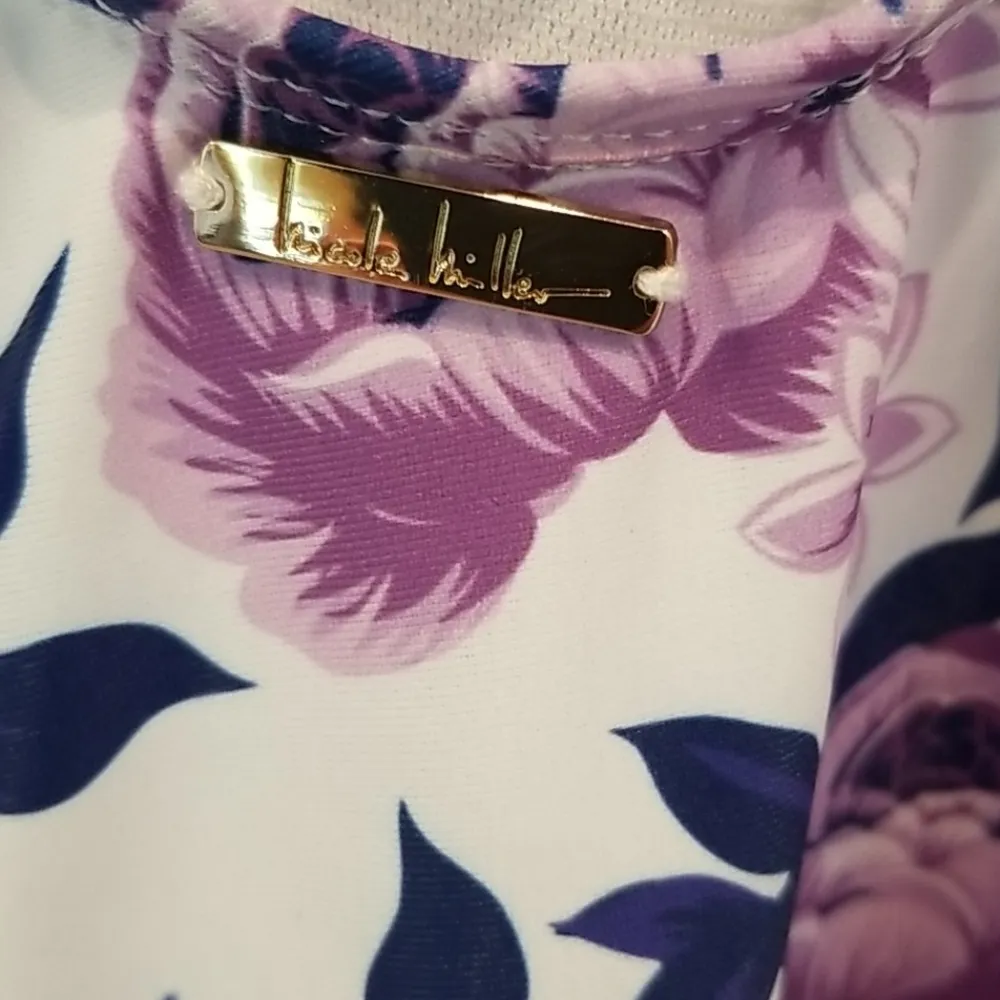 💕NICOLE MILLER💕 Pintuck Pleat One-Piece Swimsuit - Image 8