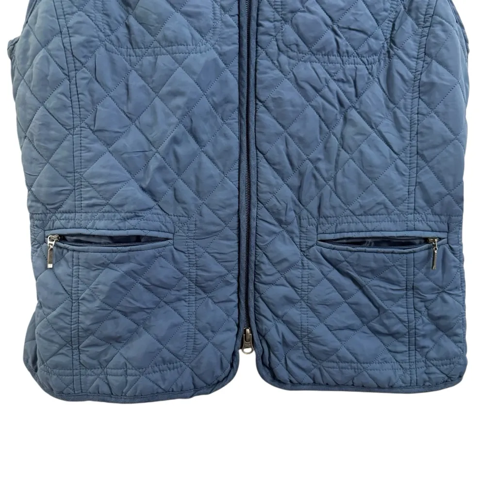 Croft & Barrow Quilted Blue Vest - Image 4