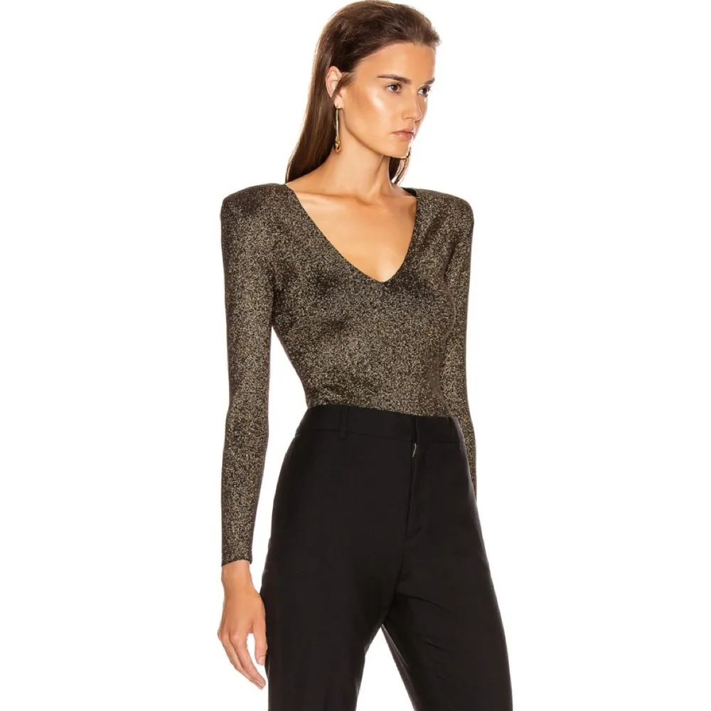 NWT A.L.C Metallic Santos Top Small - Image 2