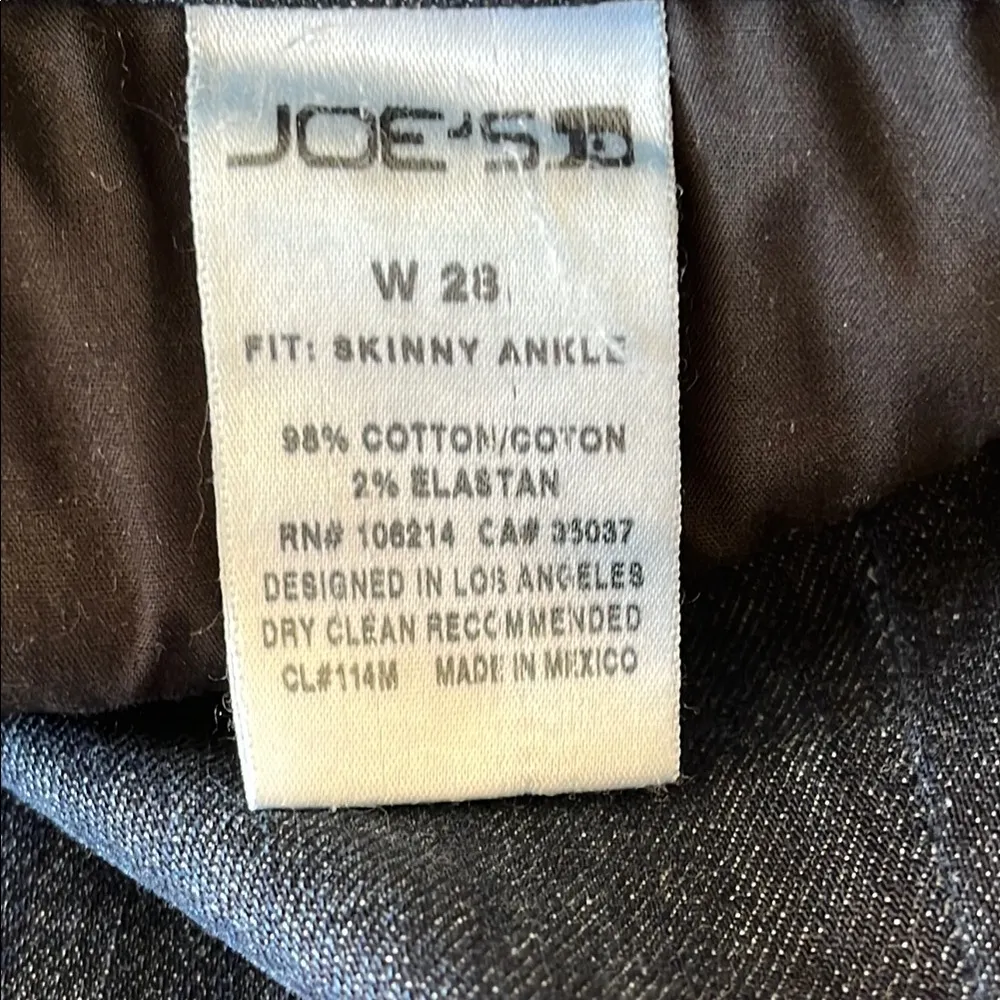 Joe's Jeans Blue Skinny Jeans Excellent Condition - Image 8