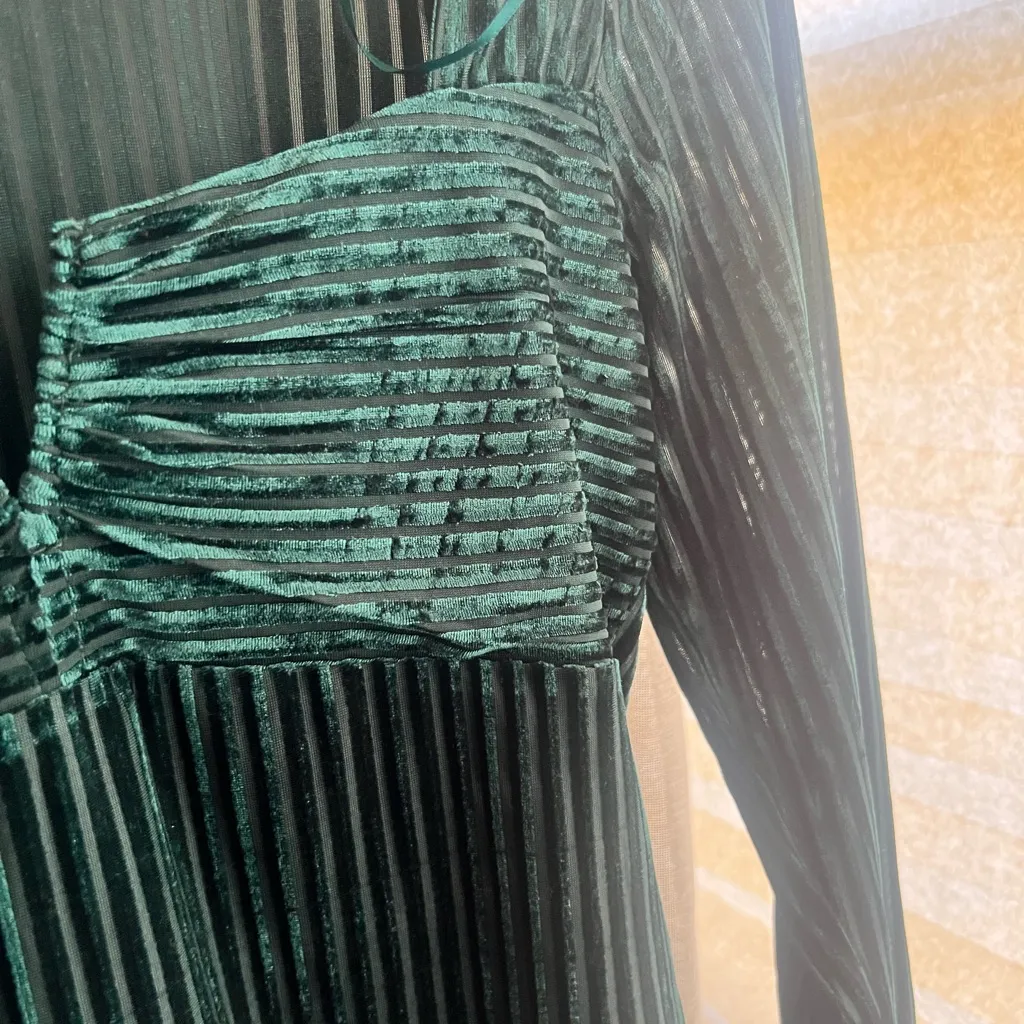 Mi Ami Deep Green velvet bodysuit - Image 7